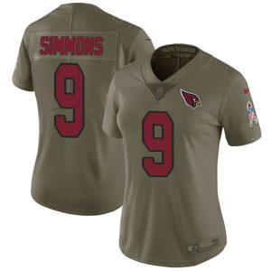 Spectacular Cardinals #9 Isaiah Simmons Olive Women's Stitched NFL Limited 2017 Salute To Service Jersey Limited stock Order now to show your love for the Cardinals