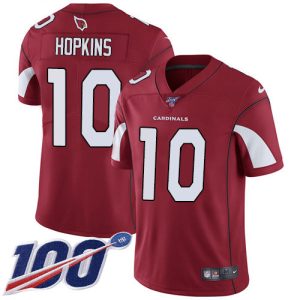 Spectacular Cardinals #10 DeAndre Hopkins Red Team Color Youth Stitched NFL 100th Season Vapor Untouchable Limited Jersey Hurry Exclusive offer Place your order for a Cardinals jersey immediately