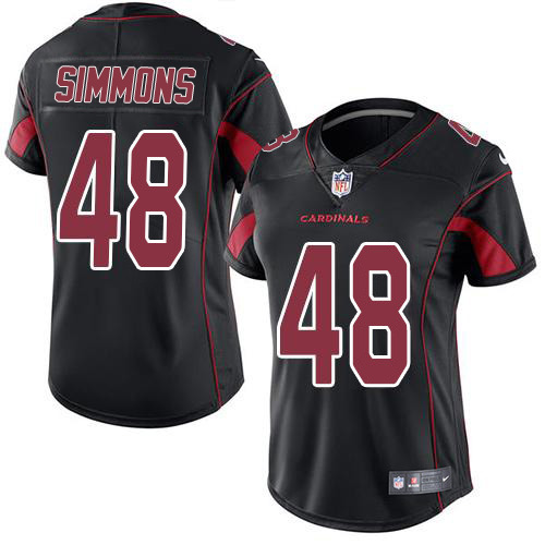 First rate Cardinals #48 Isaiah Simmons Black Women's Stitched NFL Limited Rush Jersey For a short time available Don't miss your chance to own a Cardinals jersey