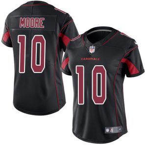 Top notch Cardinals #10 Chris Moore Black Women's Stitched NFL Limited Rush Jersey Be among the first to own Order your Cardinals jersey right away