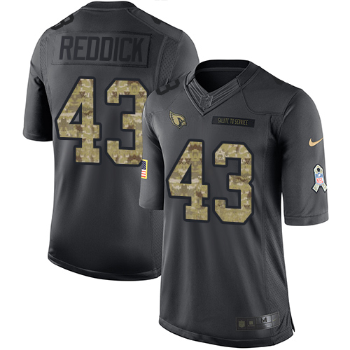 Exquisite Cardinals #43 Haason Reddick Black Youth Stitched NFL Limited 2016 Salute to Service Jersey Limited stock Order now to show your love for the Cardinals