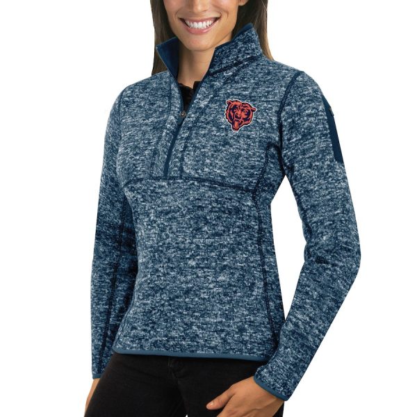 First rate Chicago Bears Antigua Women's Fortune Half Zip Sweater Heather Navy Retailers boost your inventory Order these popular Cardinals jerseys