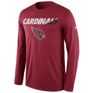 Spectacular Men's Arizona Cardinals  Legend Staff Practice Long Sleeves Performance T Shirt For a short time available Don't miss your chance to own a Cardinals jersey