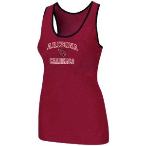 Exquisite Women's  Arizona Cardinals Heart & Soul Tri Blend Racerback Stretch Tank Top Red Be among the first to own Order your Cardinals jersey right away