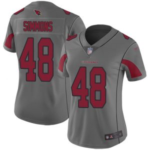 Exquisite Cardinals #48 Isaiah Simmons Silver Women's Stitched NFL Limited Inverted Legend Jersey Sports fans this is your chance Order soon to support the Cardinals