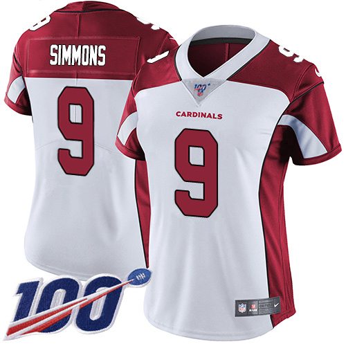Exquisite Cardinals #9 Isaiah Simmons White Women's Stitched NFL 100th Season Vapor Untouchable Limited Jersey Be among the first to own Order your Cardinals jersey right away