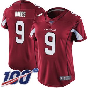 Gorgeous Cardinals #9 Joshua Dobbs Red Team Color Women's Stitched NFL 100th Season Vapor Untouchable Limited Jersey Limited stock Order now to show your love for the Cardinals