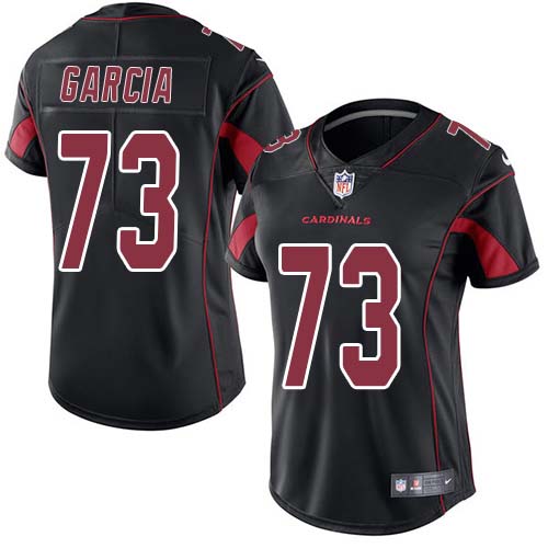 Premium Cardinals #73 Max Garcia Black Women's Stitched NFL Limited Rush Jersey Sports enthusiasts Seize the opportunity Order your Cardinals jersey