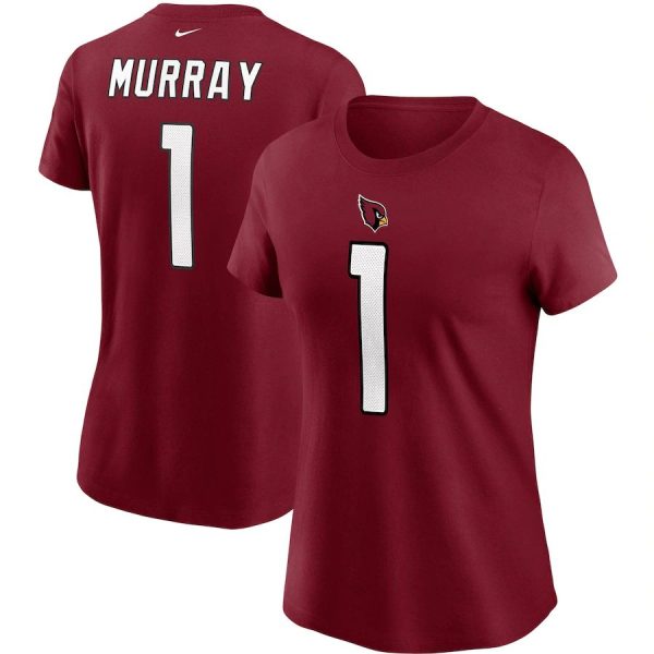 Outstanding Arizona Cardinals #1 Kyler Murray Women's Team Player Name & Number T Shirt Cardinal Hurry Exclusive offer Place your order for a Cardinals jersey immediately