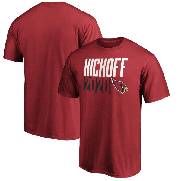 Spectacular Arizona Cardinals Fanatics Branded Kickoff 2020 T Shirt Cardinal Retailers boost your inventory Order these popular Cardinals jerseys