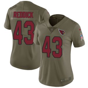Outstanding Cardinals #43 Haason Reddick Olive Women's Stitched NFL Limited 2017 Salute to Service Jersey Be among the first to own Order your Cardinals jersey right away