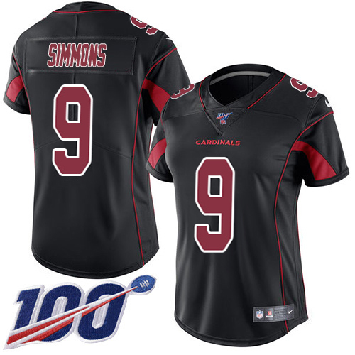 Spectacular Cardinals #9 Isaiah Simmons Black Women's Stitched NFL Limited Rush 100th Season Jersey Be among the first to own Order your Cardinals jersey right away